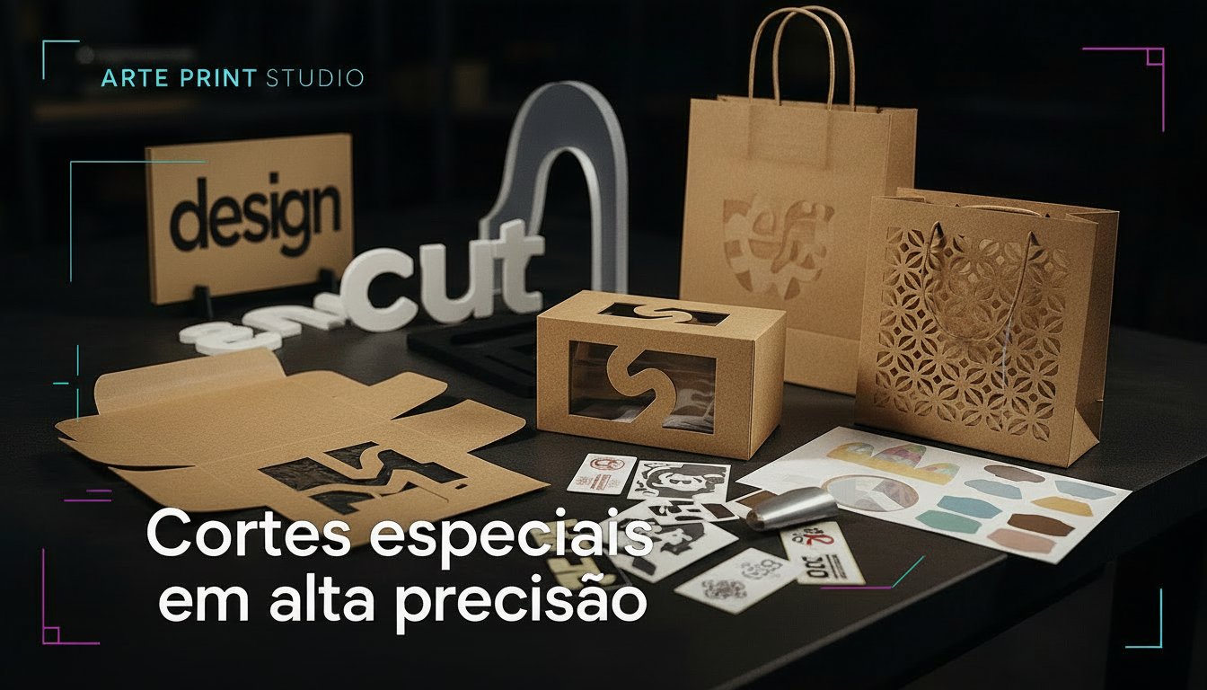 Cortes especiais em alta precisão Arte Print Studio